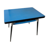 Lafa table in blue Formica