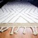 Superb handcrafted Berber rug made of natural wool, a unique piece