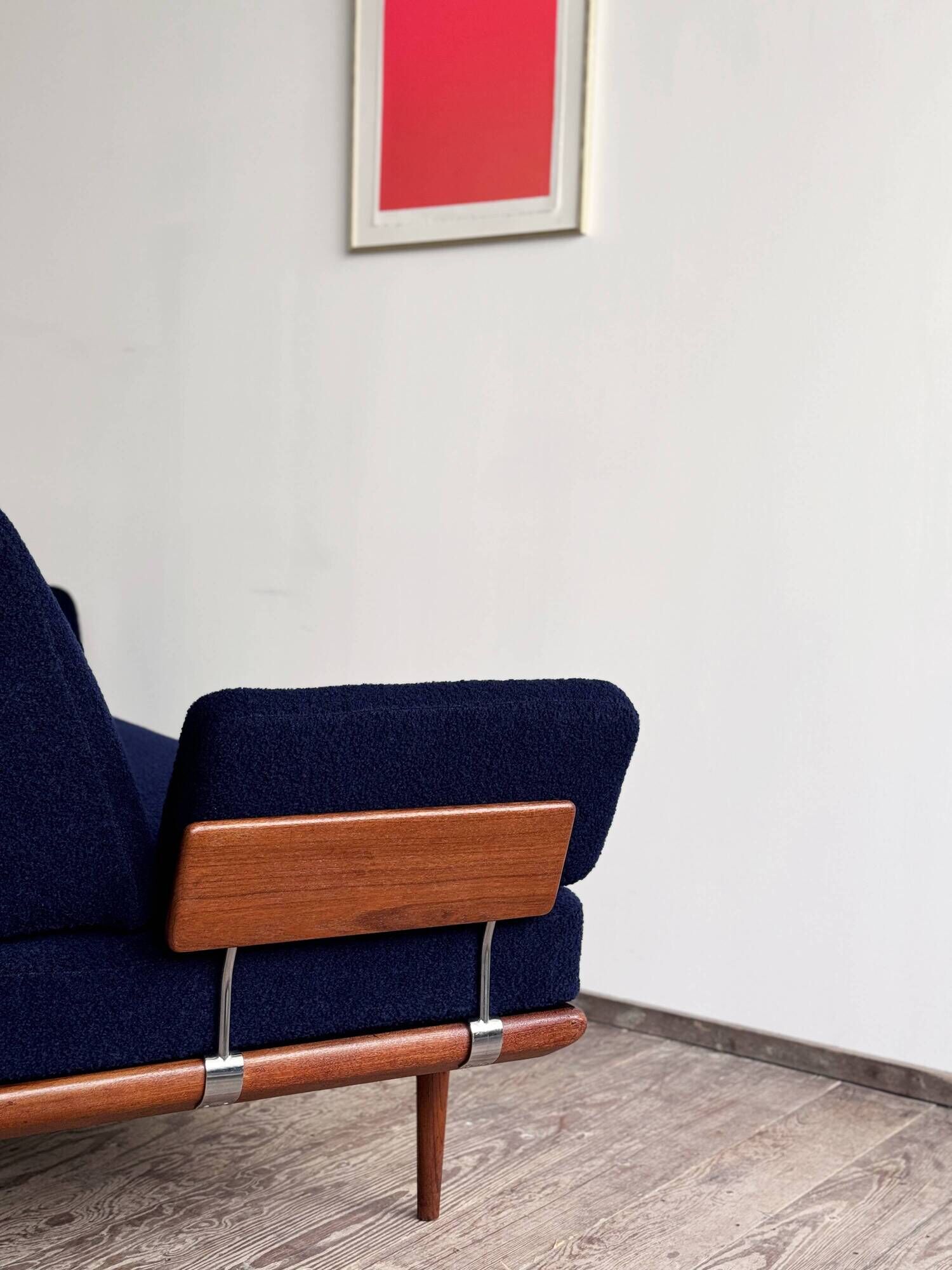 Daybed ou canapé danois Mid-Century, série Minerva, par Peter Hvidt, 1950s