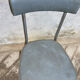 Blue-grey industrial office chair