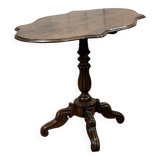 19th century Louis Philippe mahogany pedestal table