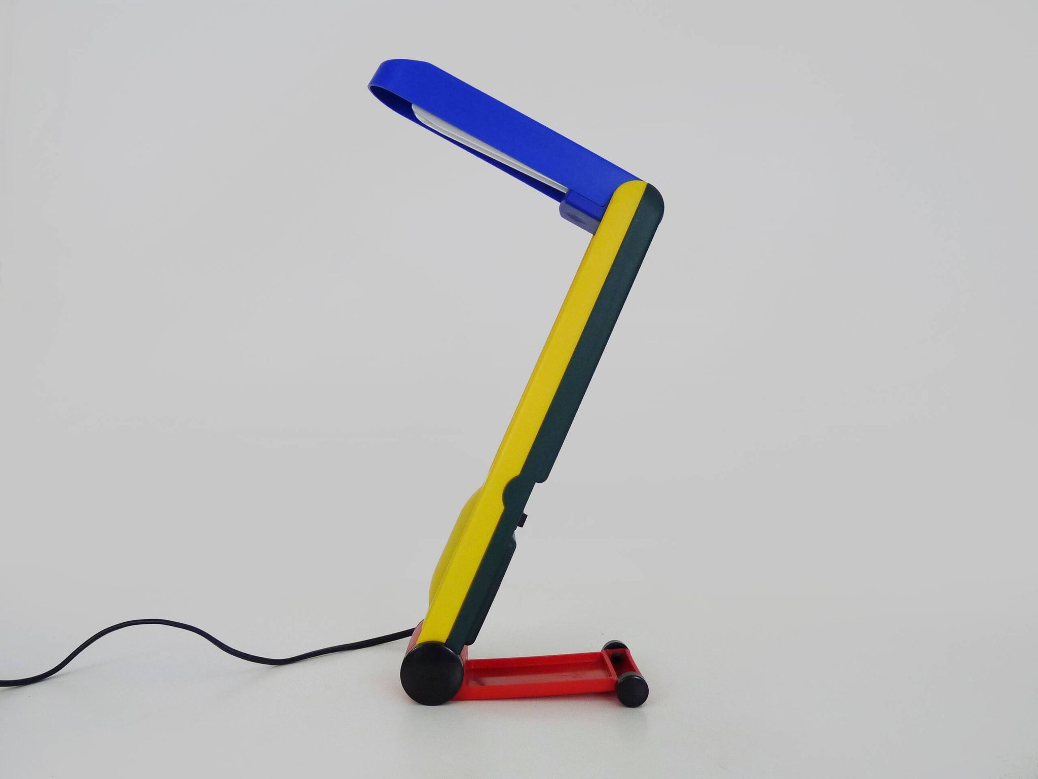Lampe de bureau post-moderne par Benetton, Style Memphis Italie années 1980