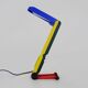 Postmodern desk lamp by Benetton, Memphis style Italy 1980s