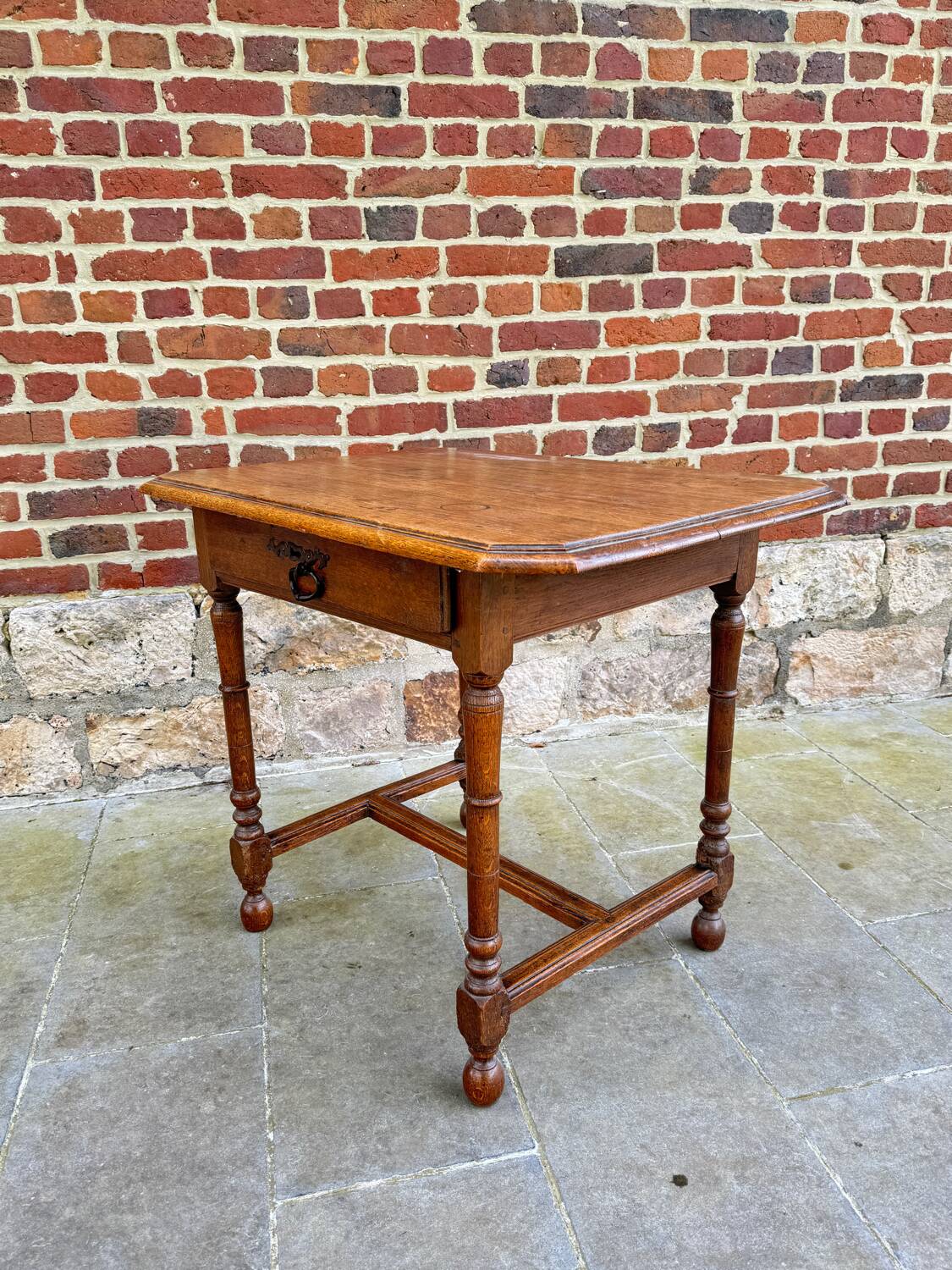 Louis XIII Period Oak Writing Table XVII Eme Century
