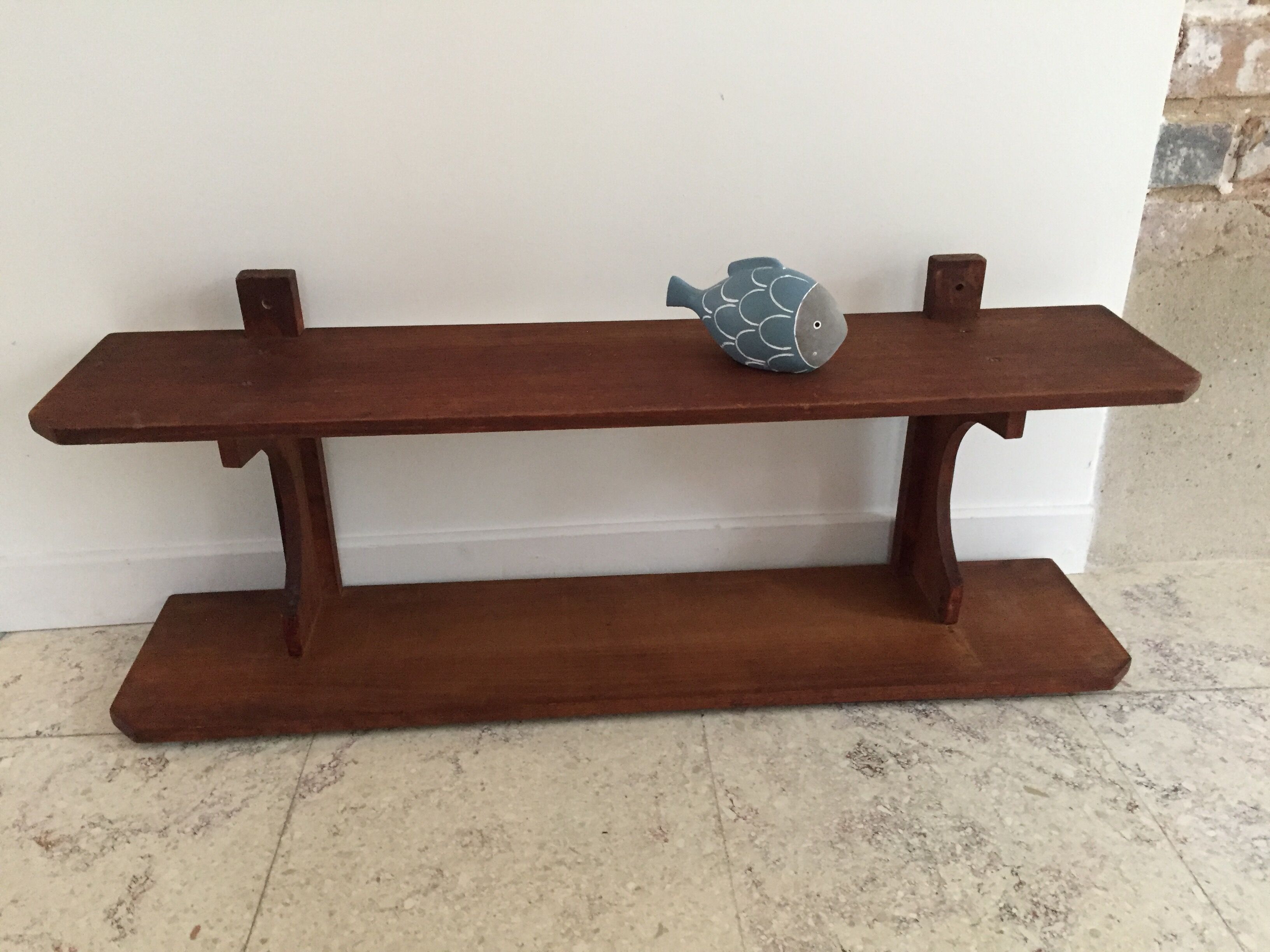 Vintage double shelf