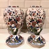 Pair of Delf covered potiches