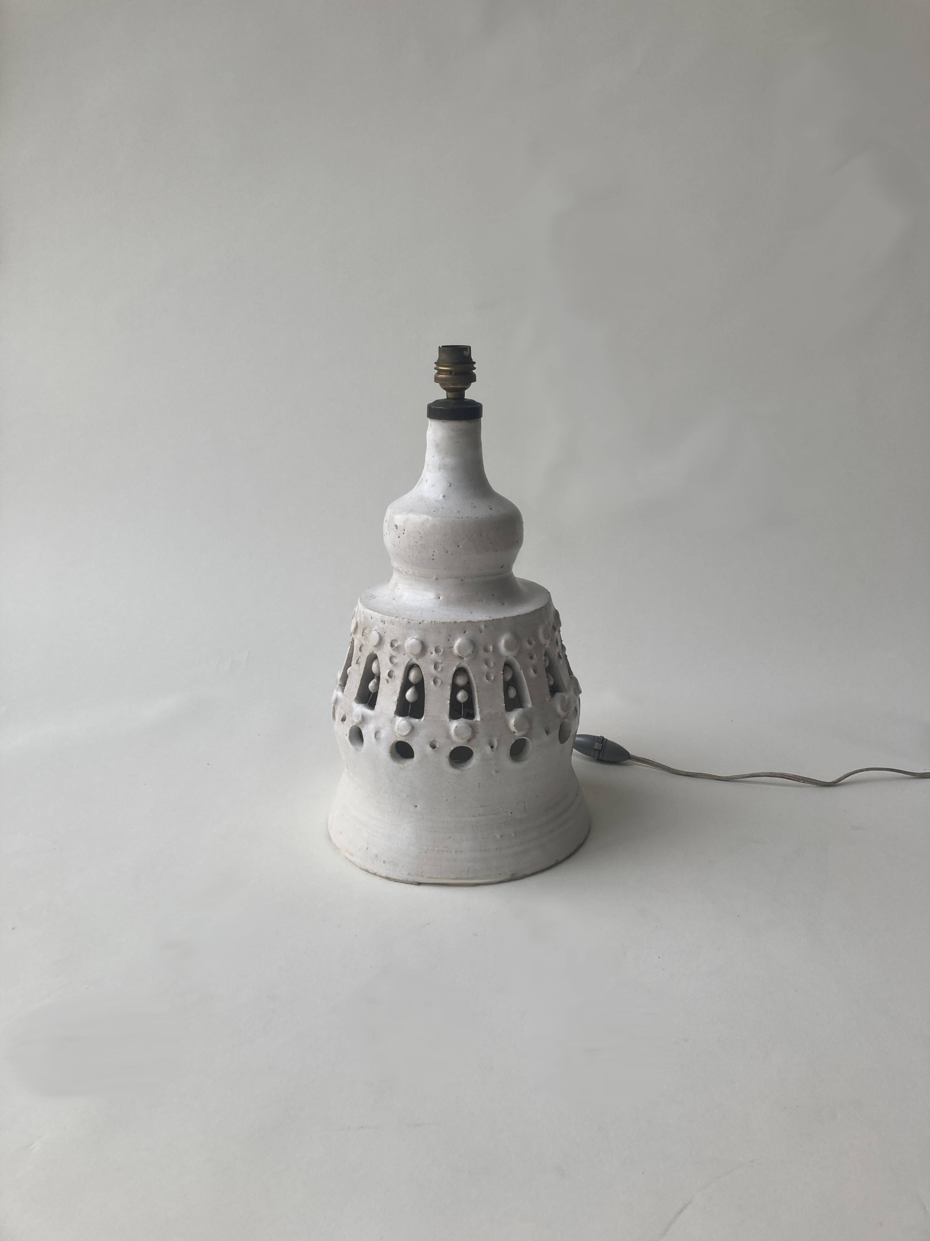 Georges Pelletier Ceramic Lamp 1960