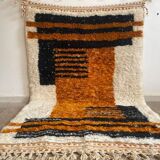 Handmade wool Beni Ourain rug,