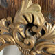 Rococo style mirror in wood and gilded stucco