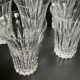 6 large crystal fruit juice glasses by Villeroy and Boch