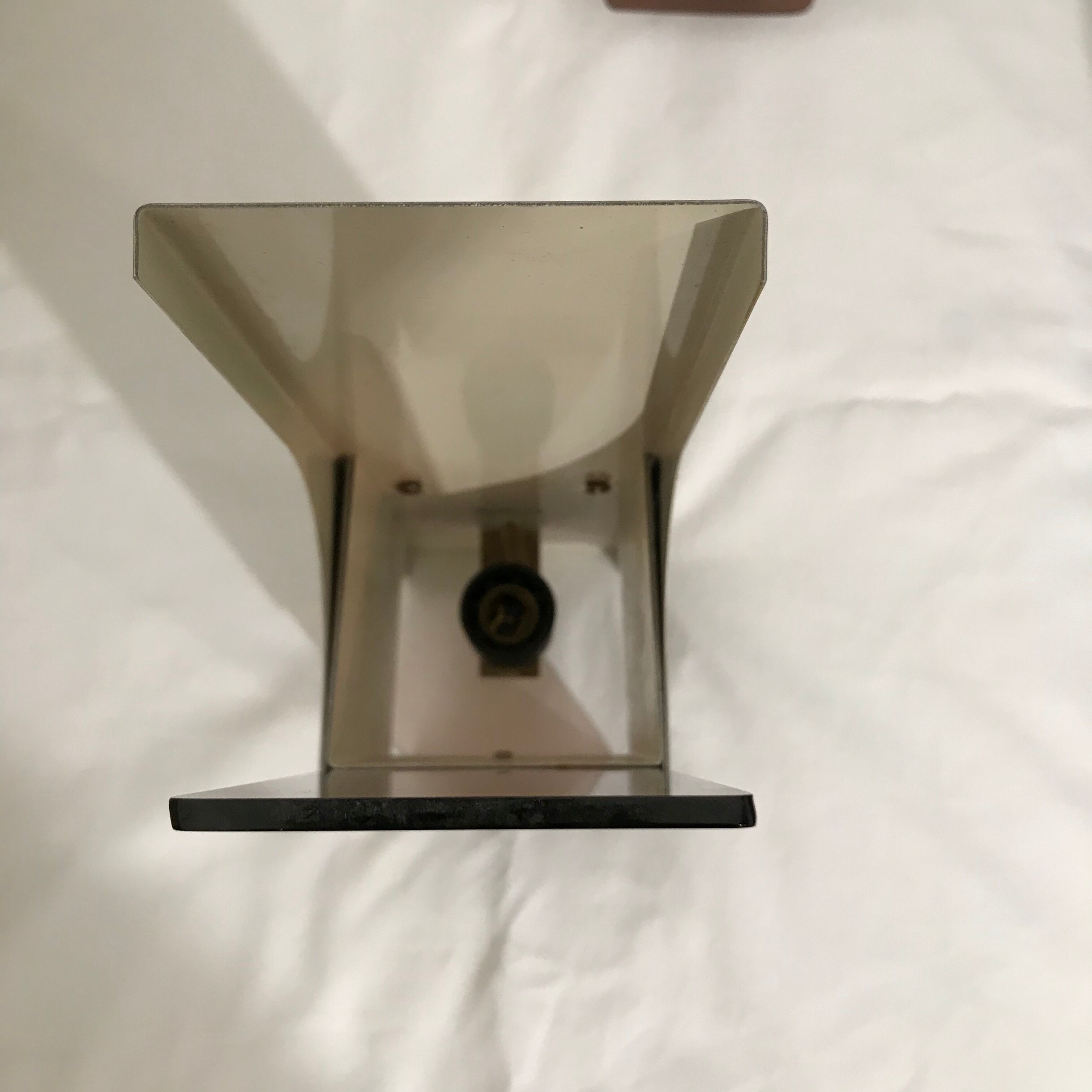 Pair of metal and plexiglass sconces 1970