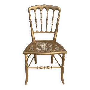 Chaise dorée Napoléon