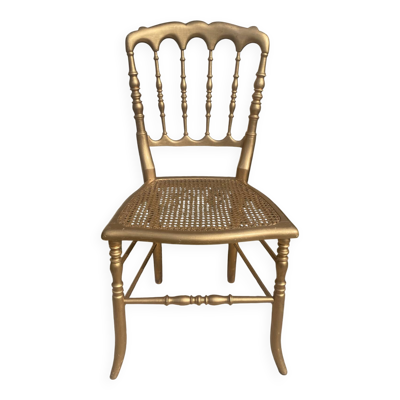 Chaise dorée Napoléon III