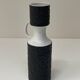 Vase soliflore Bavaria noir texturé vintage années 70