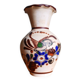 Stoneware vase, traditional pottery from Tonalá, Mexico.