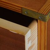 Mid-century modern Danish, a classic Oregon pine chest of drawers, 1950s.