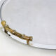 Round tray bamboo coves