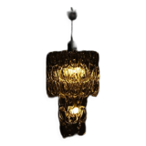 Giogali Pendant Lamp By Angelo Mangiarotti For Vistosi, Italy 1970s.