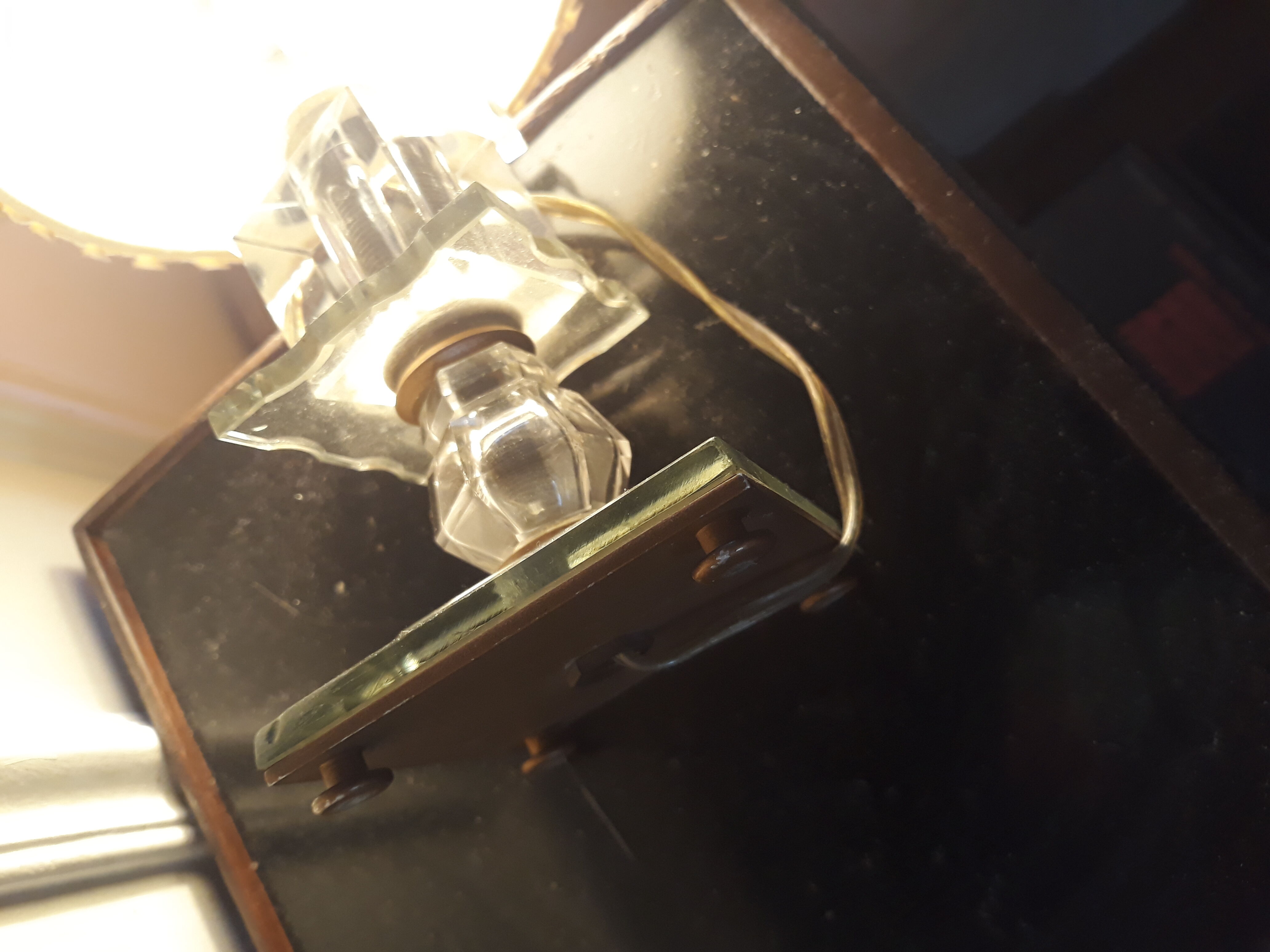 Art Deco bedside lamp