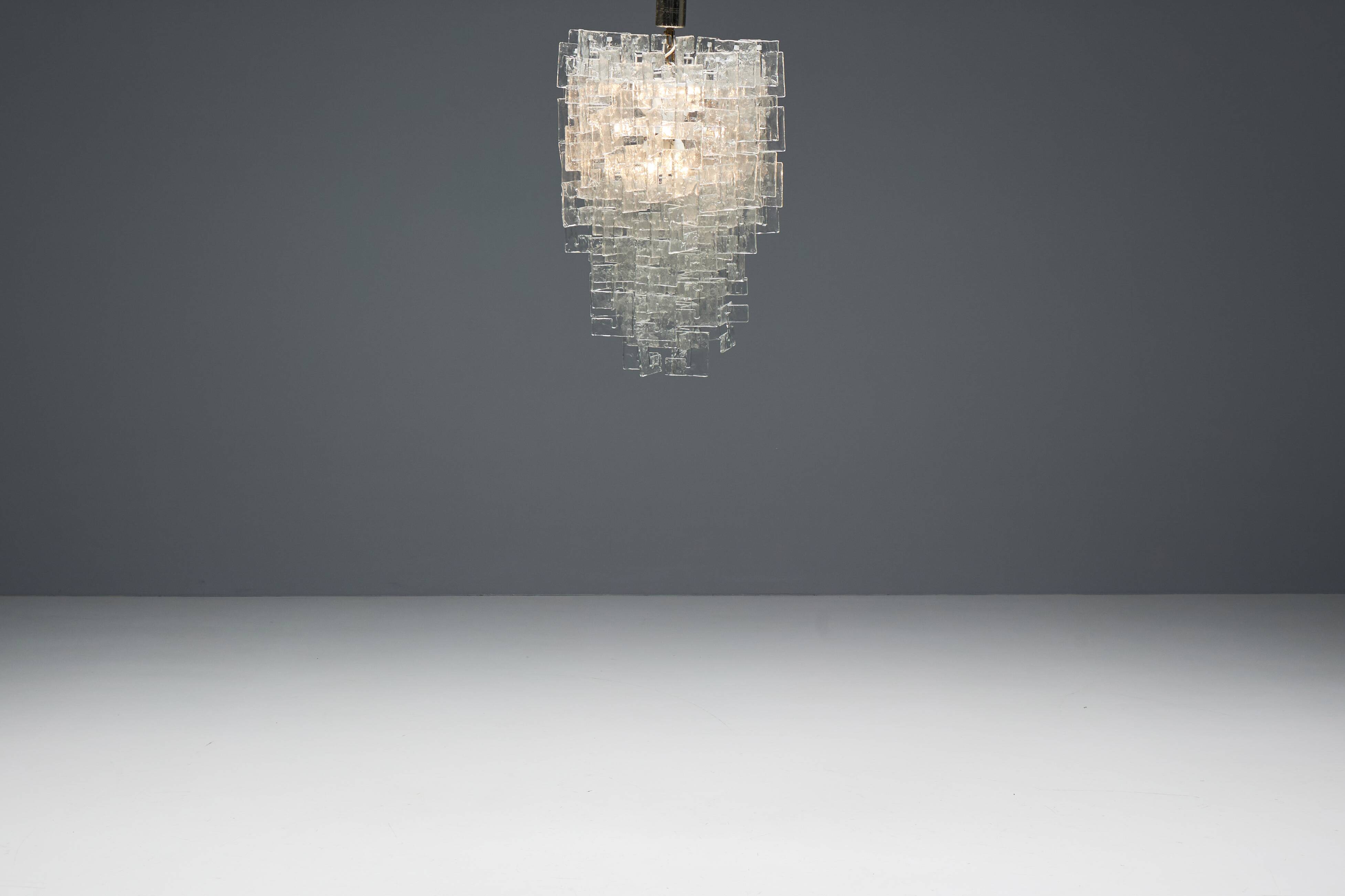 Large Chandelier by Carlo Nason for Mazzega, Italy, 1960s