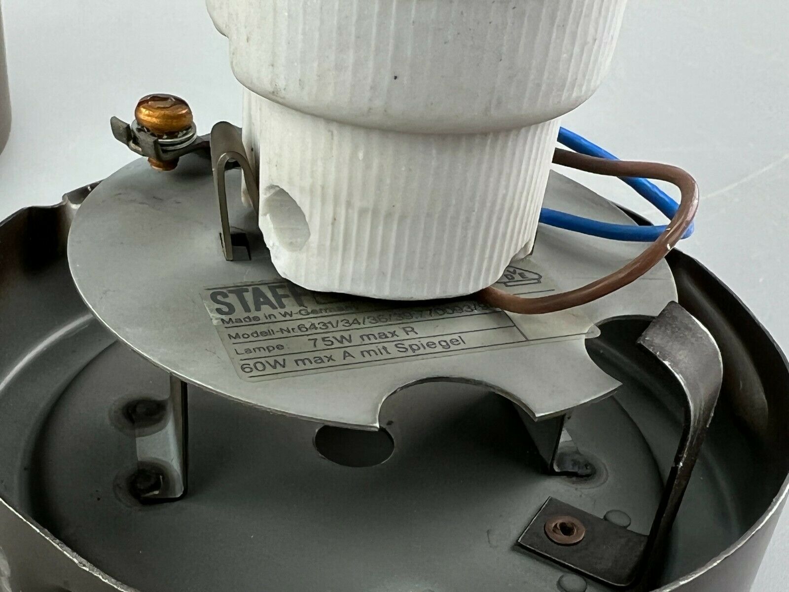 60s 70s wall lamp tubes Pipe Lamp Wandlampe Staff Design 60s 70s