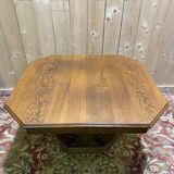 Art Deco dining table in solid oak
