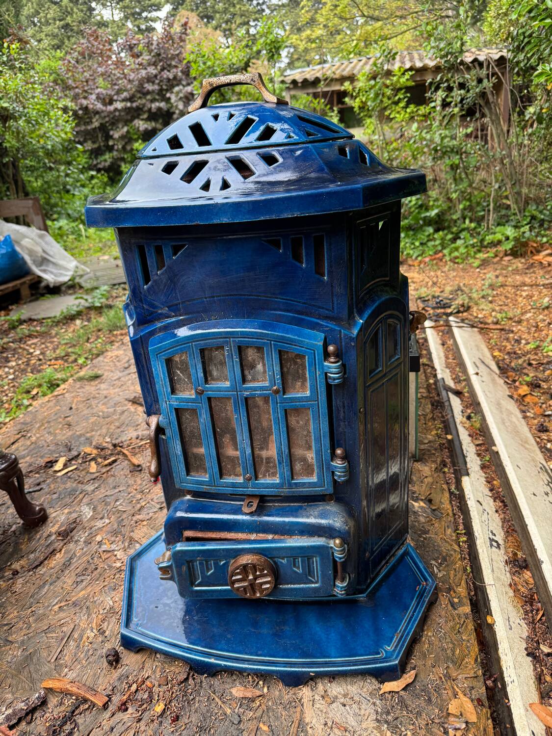 Poêle à bois Art Deco