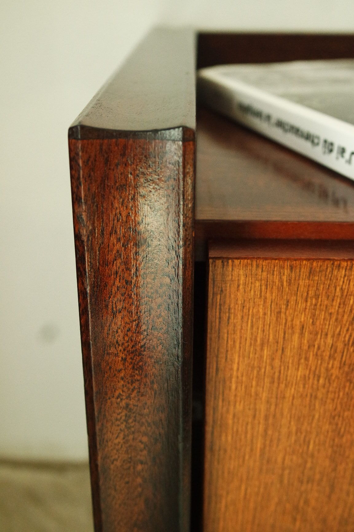 Pair of vintage vintage wood retro bedsides