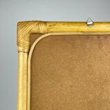 Mid-century bamboo wall mirror, Italy, 1960s