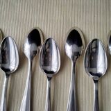 Box of 12 silver-plated coffee spoons 18G