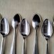Box of 12 silver-plated metal teaspoons 18G