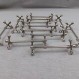 Christofle - 12 ball knife holder 8.5 cm silver metal perfect condition