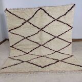 Handcrafted moroccan berber rug 178 x 152 cm