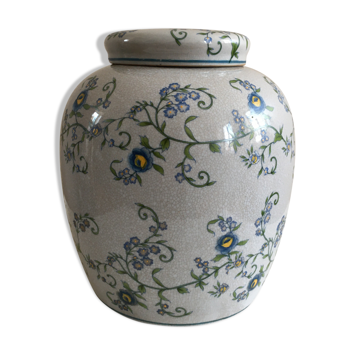 Vintage ginger pot, height 26 cm