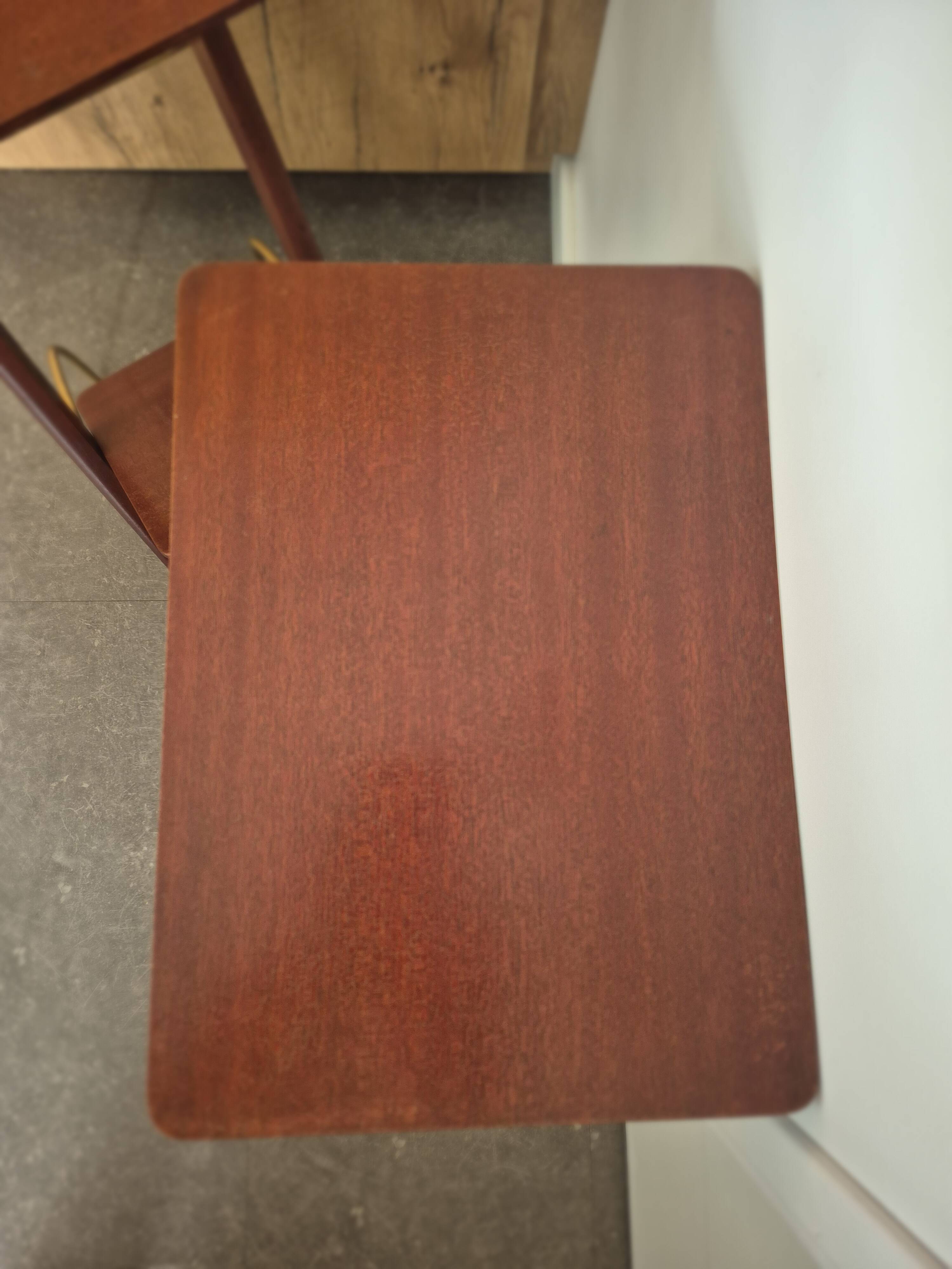 Pair of vintage 50s bedside tables or end tables