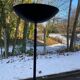 Vintage black floor lamp dome Belgium