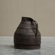 Wabi Sabi cradle in wood and wrought iron