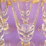 Set of 6 absinthe glasses
