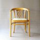 THONET armchair N°A969 F, circa 1930, leather saddle - Art deco