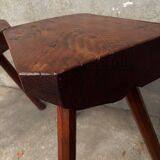 Pair of Mobichalet-type brutalist stools