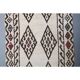 Vintage Turkish Hand-Knotted Wool Cotton White Runner 80x401