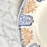 Set of 3 old earthenware plates