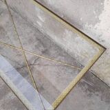 Coffee table brass structure