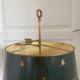 Antique Bouillotte Lamp 2 Lights Swan Lucien Gau Gilded Bronze Empire Napoleon