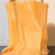 Crumpled ceramic vase 1980