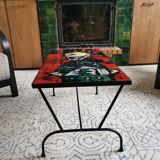 Vintage JG Picard ceramic coffee table