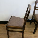 Set of four mid-century chairs