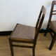 Ensemble de quatre chaises mid-century