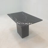 Table basse en marbre italien, années 1980
