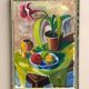 Original Swedish Oil on Canvas – “Flowers and Fruit” by Bror Göransson